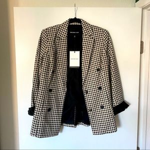 final price | WHO WHAT WEAR | Houndstooth Blazer | size S